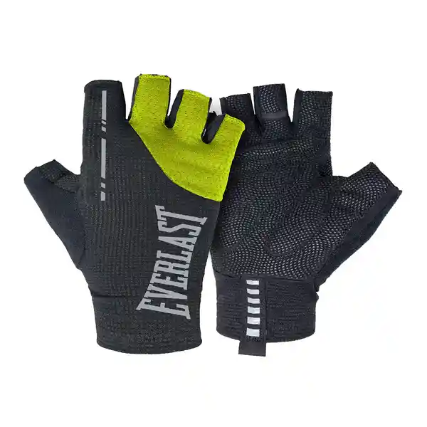 Guante de Pesas Pulse Fitness Negro Verde Talla M Everlast