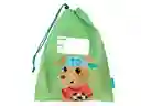 Bolsa de Aseo Poliéster Pre Escolar Verde 30 x 38 cm Casaideas