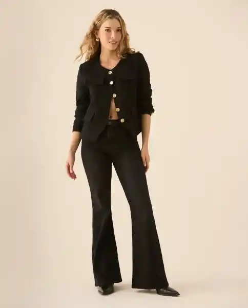 Jean Negro Puro Ultraoscuro Talla 16 473G003 Esprit