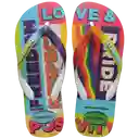 Sandalias Top Pride Rainbow Negro Talla 44 4146920 Havaianas