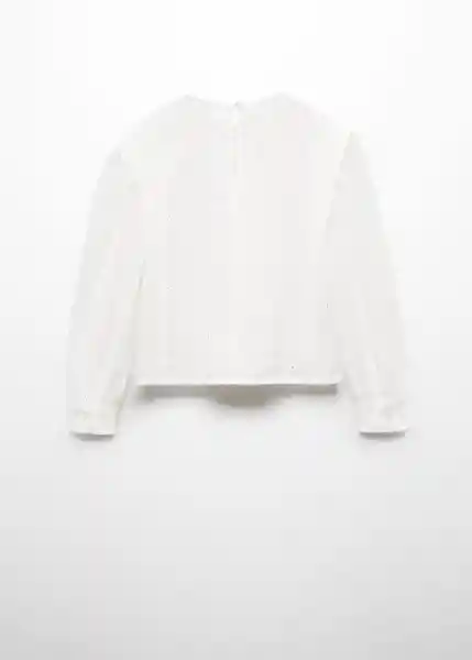 Blusa Romy Blanco Talla 09 Niña Mango