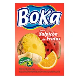 Boka Refresco en Polvo Sabor Salpicón de Frutas 