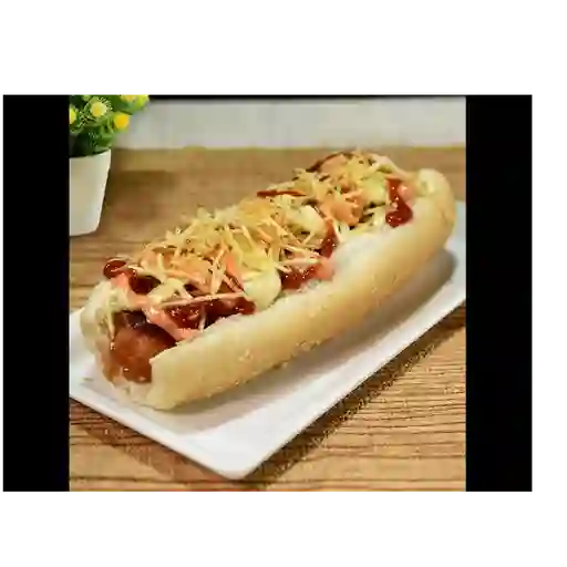 Perro caliente sencillo