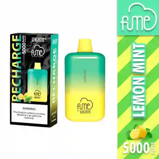 Vape Fume Lemon Mint (5%) Recharge 5000 Puffs - 1 Ud.