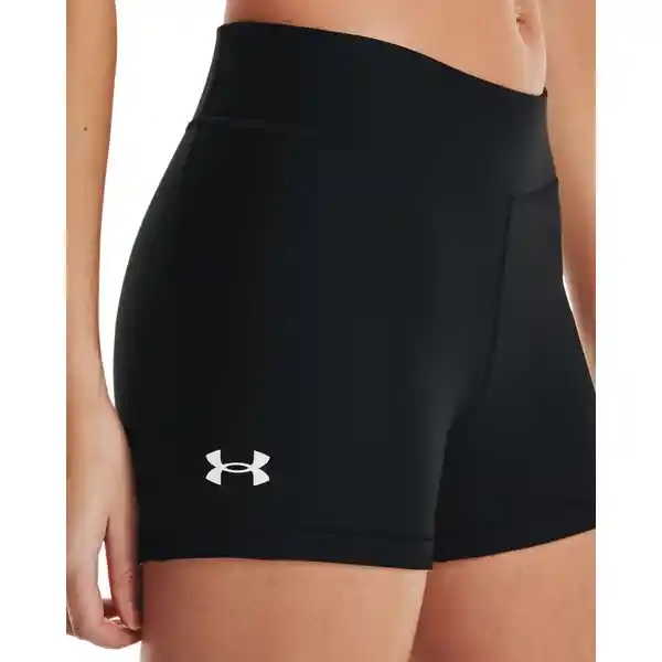 Under Armour Short Hg Mid Rise Para Mujer Negro Talla XS