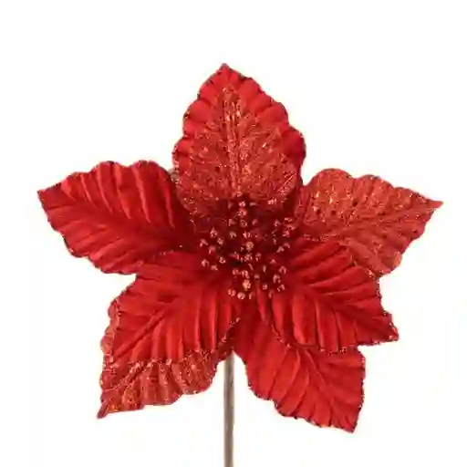 Krea Poinsettia Básica Roja Navidad 2024 21 cm