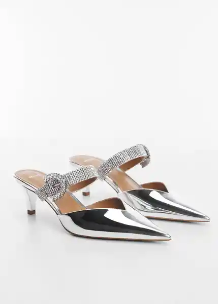 Zapatos Pic Mujer Plata Talla 37 Mango