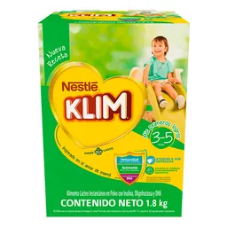 Alimento lácteo KLIM® 3+ x Caja x 1800g