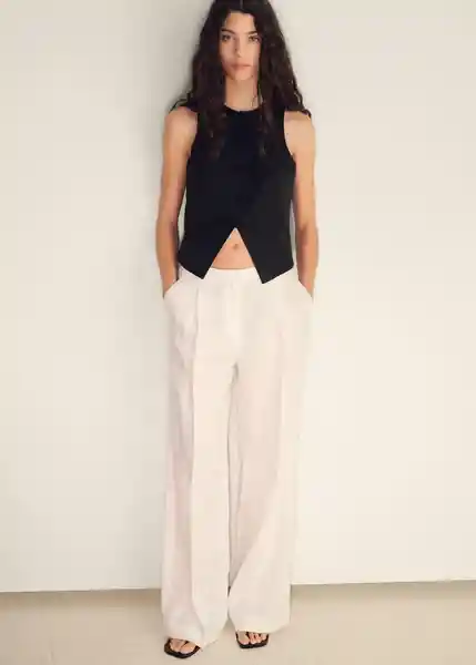 Chaleco Laguna Negro Talla S Mujer Mango