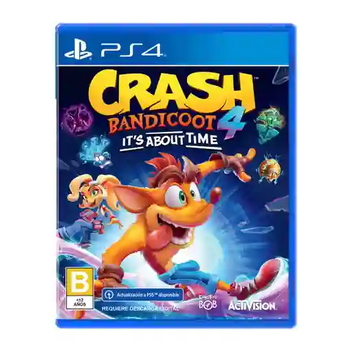 Videojuego Crash Bandicoot 4 It's About Time Playstation 4