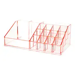 Miniso Organizador de Plástico Para Cosméticos Rosa Large