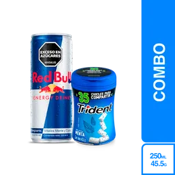 Combo Trident Chicle Menta + Red Bull