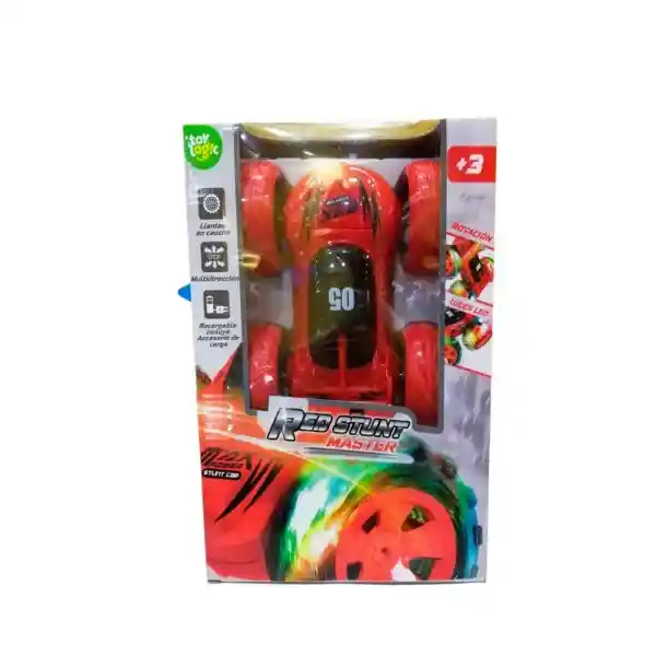 Toy Logic Carro Red Stunt Master Control Remoto