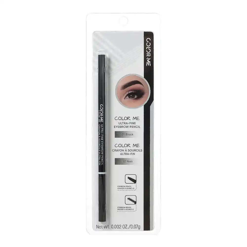 Delineador para Cejas Ultra Fino Color Me Tono 01 Negro Miniso 