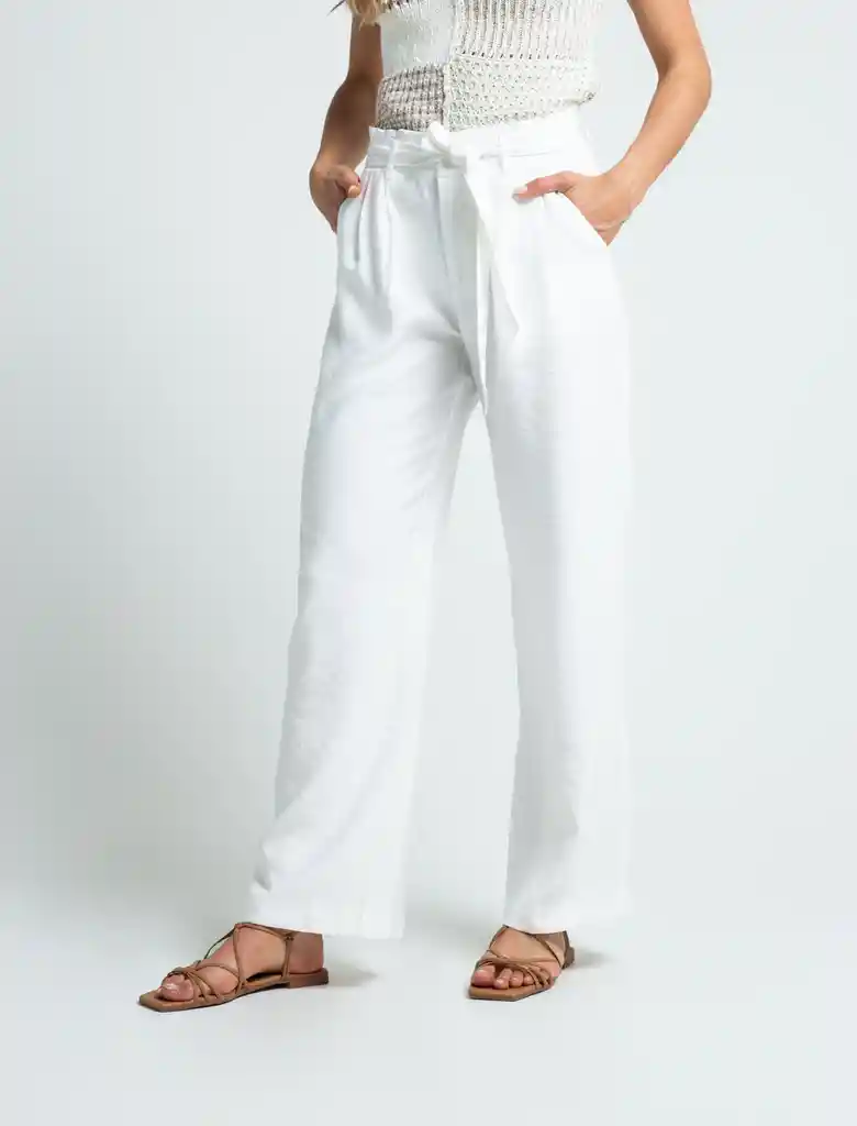 Pantalón Siena Crudo Puro Claro 4 730E503 Naf Naf