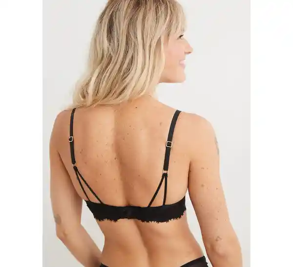 Brasier Aerie Negra Talla 34 C American Eagle