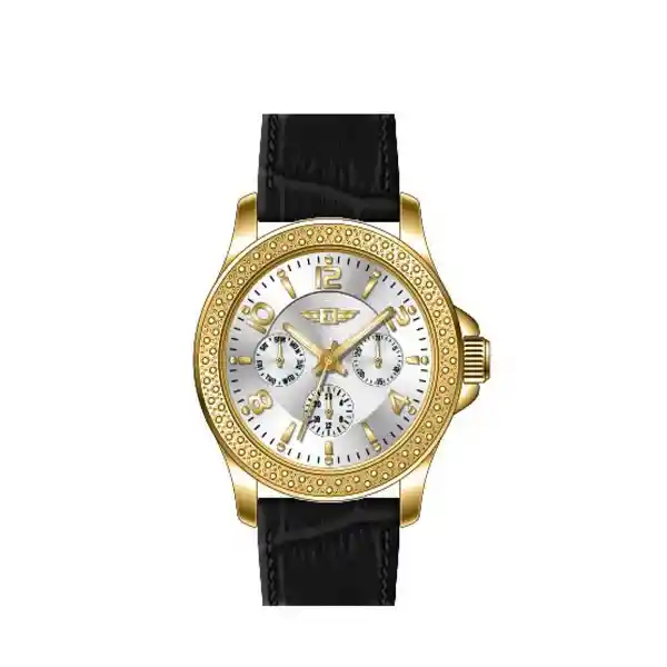 Invicta Reloj Dama Negro y Dorado Ibi36519