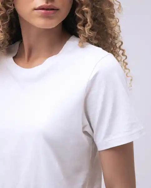  Camiseta Mujer Blanco Talla M 600D000 AMERICANINO 