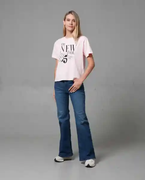 Camiseta Mujer Rosa M 202G105_ROS141907 Rifle