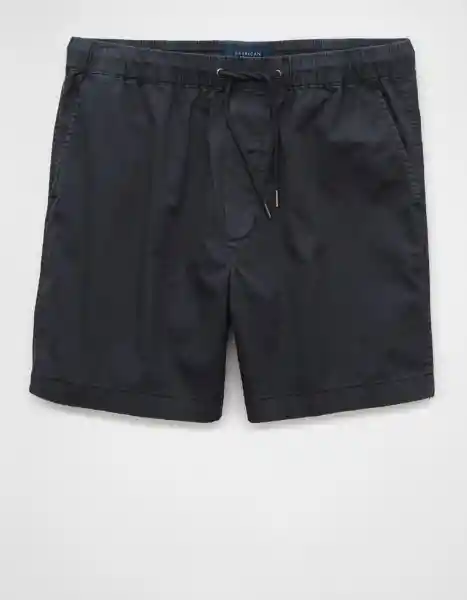 Bermuda Hombre Negro Talla: SMALL 7877766 American Eagle
