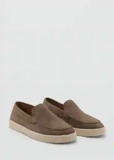Zapatos Easy Marron Talla 43 Hombre Mango