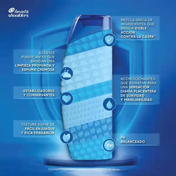 Pack Shampoo Head Shoulders Aceite Coco 375 mL + 180 mL