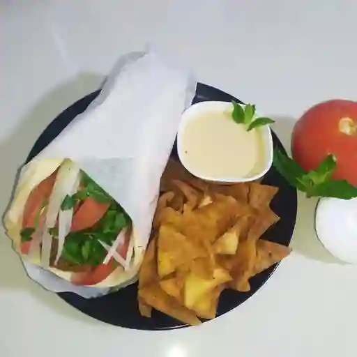 Gyro de Falafel Vegetariano