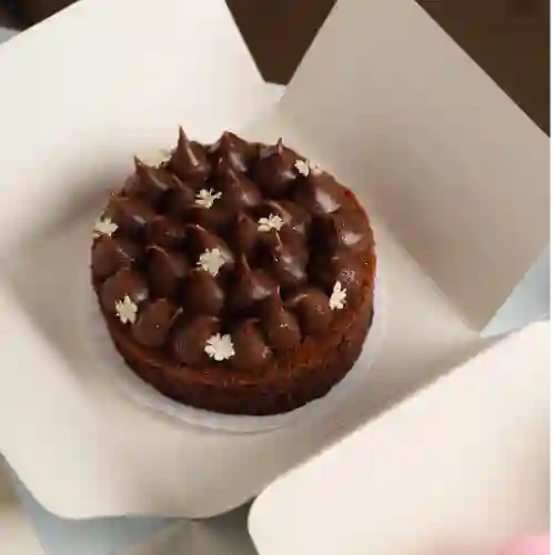 Torta de Chocolate con Flores