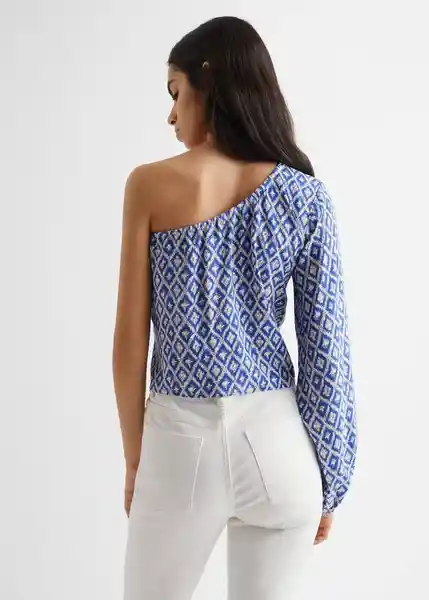 Blusa Sifnost Azul Talla 22 Mango Teen Girl Mango