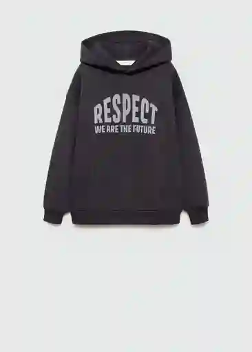 Sudadera Respect Antracita Talla 10 Niños Mango