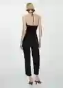 Enterizo Mono Sure Negro Talla XS Mujer Mango