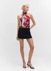 Blusa Nice Offwhite Talla XL Mujer Mango