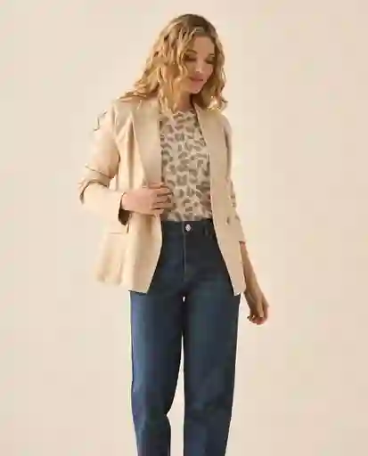 Camiseta Beige Arena Claro Talla M 409G200 Esprit