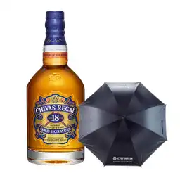 Whisky Chivas 18 Años 700 + Sombrilla Chivas