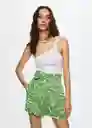 Shorts Anita Verde Talla S Mujer Mango