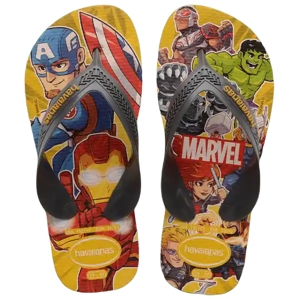 Sandalias Kids Max Marvel Naranja Citrus T. 28 4147006 Havaianas