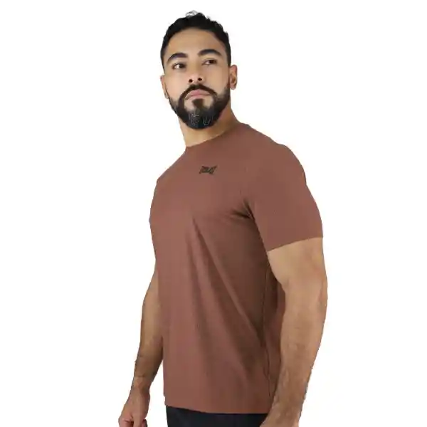 Camiseta Square Marrón Talla L Everlast