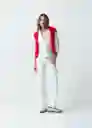 Pantalón Car Mujer Crudo Puro Talla 4 431G303 Naf Naf