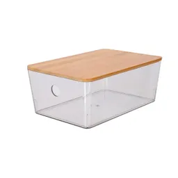 Caja Organizadora Tapa Bambú Diseño 0001 Casaideas
