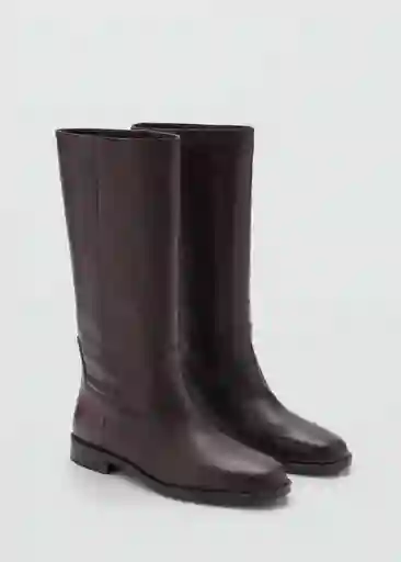 Botas Amor Chocolate Talla 39 Mujer Mango