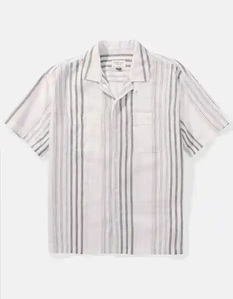 Camisa Hombre Blanco Talla Large American Eagle 21546267