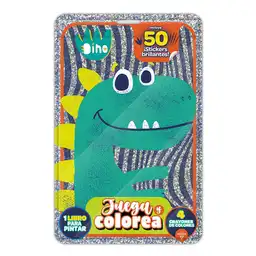 Dino Juega y Colorea