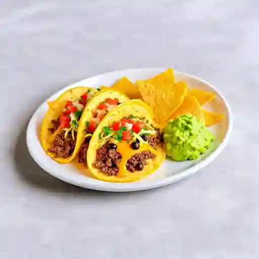 Tacos De Carne X3