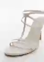 Sandalias Lucia Crudo Talla 39 Mujer Mango