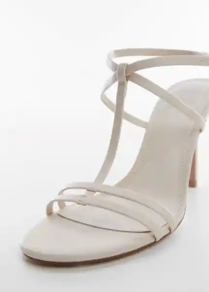 Sandalias Lucia Crudo Talla 39 Mujer Mango