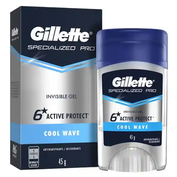 Desodorante Antitranspirante Hombre Gillette Specialized Pro Gel Cool Wave 45 g