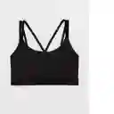Top Aerie Negro Talla: LARGE American Eagle