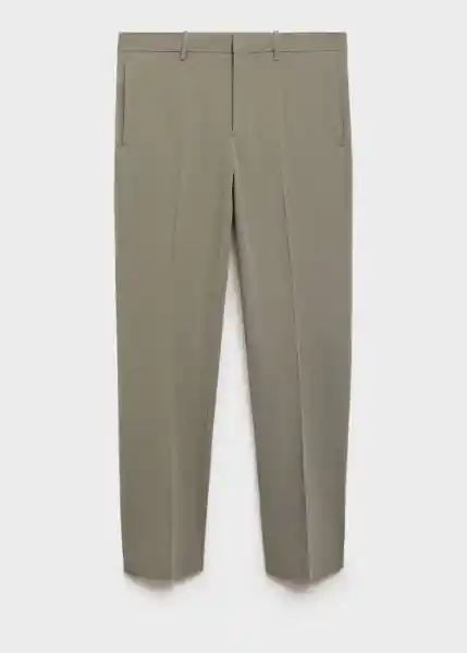 Pantalón Paris Verde Talla 42 Hombre Mango