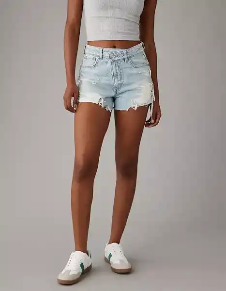 Short Mujer Azul Talla 0 American Eagle 03387720