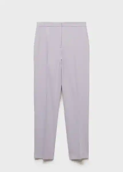 Pantalón Boreal Malva Talla 34 Mujer Mango